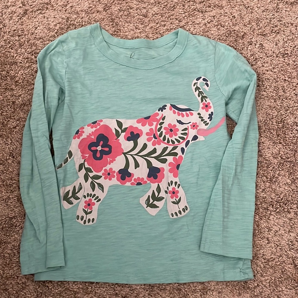 Peek elephant long sleeve top